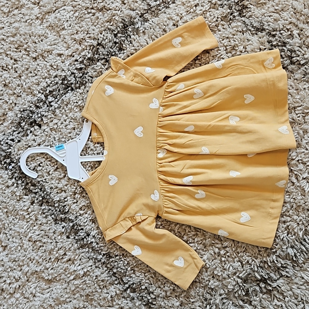 6m- Carters yellow heart dress